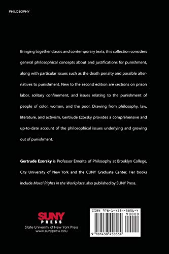 Philosophical Perspectives on Punishment, Second Edition,Used