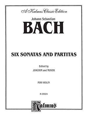 Six Sonatas and Partitas (Kalmus Edition),Used