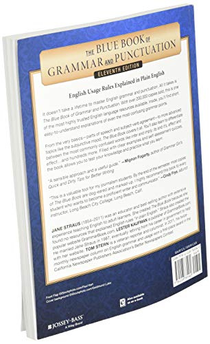 The Blue Book of Grammar and Punctuation: An EasytoUse Guide with Clear Rules, RealWorld Examples, and Reproducible Quizzes,New