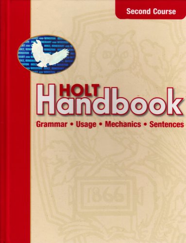 Holt Handbook: Student Edition Second Course 2003,Used