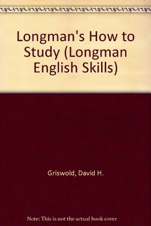 Longman's How to Study (Longman English Skills),Used