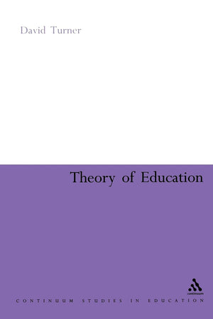 Theory Of Education (Continuum Studies In Education (Paperback)),Used