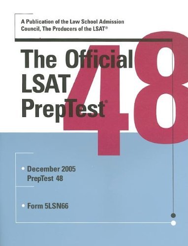 The Official LSAT PrepTest 48,Used