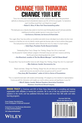 Change Your Thinking, Change Your Life: How to Unlock Your Full Potential for Success and Achievement,New