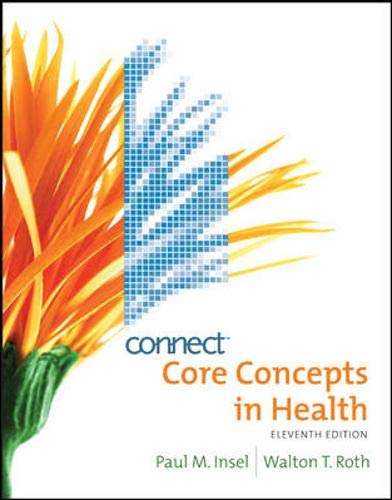 Core Concepts In Health With Connect Plus Personal Health Access Card,Used