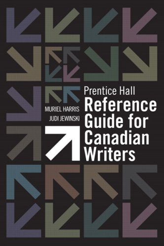 Prentice Hall Reference Guide for Canadian Writers,Used