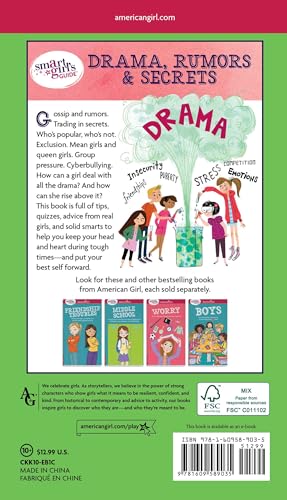 A Smart Girl's Guide: Drama, Rumors & Secrets: Staying True to Yourself in Changing Times (American Girl Wellbeing),New
