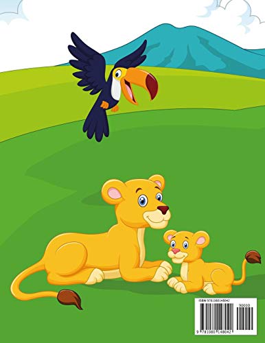African Animals Coloring Book 2,Used