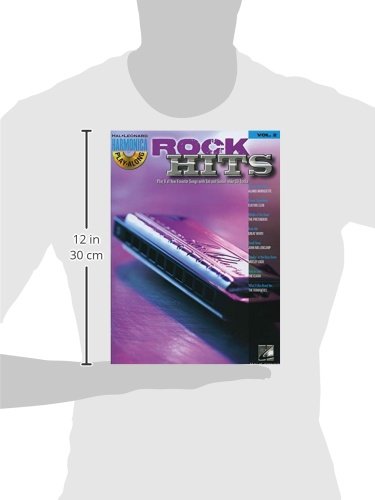 Rock Hits  Harmonica Play Along Volume 2 Book/CD (Diatonic Harmonica) (HalLeonard Harmonica Playalong),Used