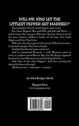 Five Little Peppers Grown Up by Margaret Sidney, Fiction, Family, Action & Adventure,Used