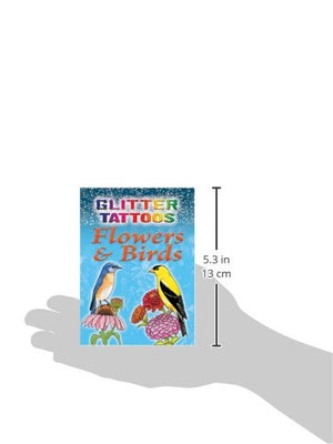 Glitter Tattoos Flowers & Birds (Dover Tattoos),Used