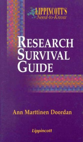Lippincott's NeedToknow: Research Survival Guide,Used