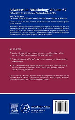Reflections on a Century of Malaria Biochemistry (Volume 67) (Advances in Parasitology, Volume 67),Used