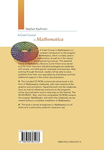 A Crash Course in Mathematica,Used