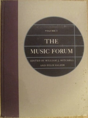 The Music Forum, Volume 1,Used