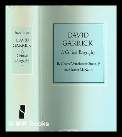 David Garrick: A Critical Biography,Used