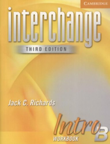 Interchange Intro Workbook B (Interchange Third Edition),New
