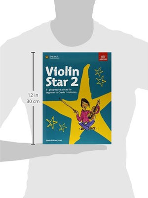 EDWARD HUWS JONES : VIOLIN STAR 2  STUDENT'S BOOK  RECUEIL + CD  VIOLON,Used