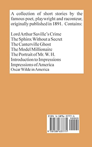 Lord Arthur Savile's Crime, The Portrait of Mr. W. H. And Other Stories,Used