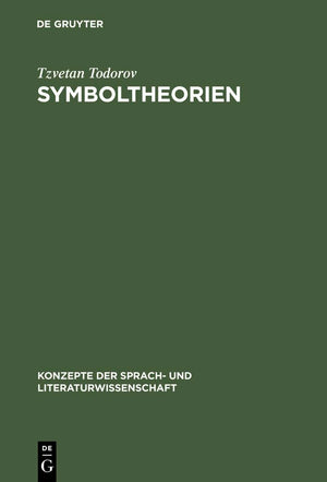 Symboltheorien (Konzepte der Sprach und Literaturwissenschaft, 54) (German Edition),Used