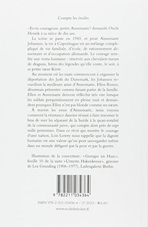 Compte Les Etoiles/ Number the Stars (French Edition),Used