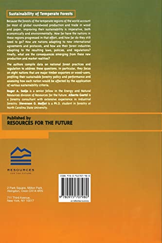 Sustainability of Temperate Forests (RFF Press),Used