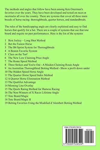 19 Valuable Horse Racing Betting Systems,Used