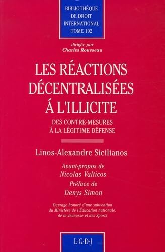 les ractions dcentralises  l'illicite : des contremesures  la lgitime df (102),Used