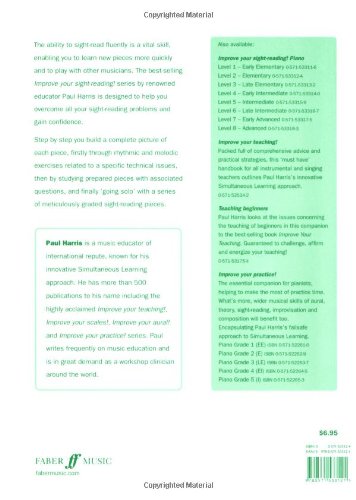 Improve Your Sightreading! Piano, Level 2: A Progressive, Interactive Approach to Sightreading (Faber Edition: Improve Your Si,Used
