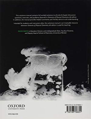 US Solutions Manual to accompany Elements of Physical Chemistry 7e,Used