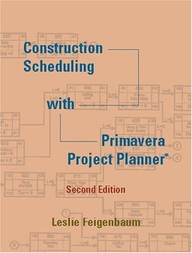 Construction Scheduling With Primavera Project Planner,Used