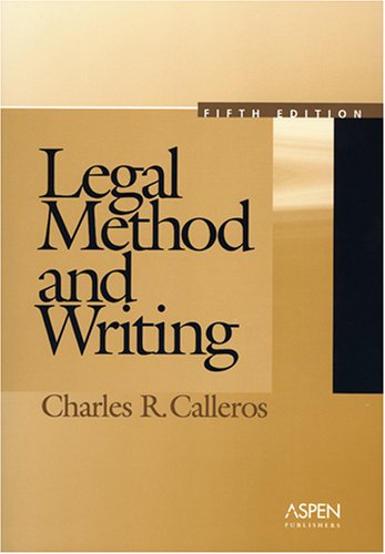Legal Method And Writing,New