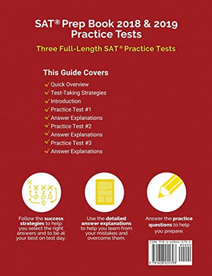SAT Prep Book 2018 & 2019 Practice Tests: Three FullLength SAT Practice Tests,Used