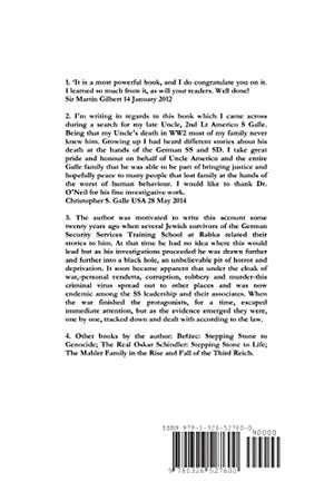 Jewish Genocide in Galicia 2nd Ed,Used