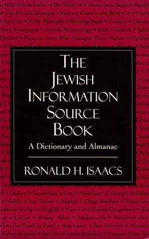 The Jewish Information Source Book: A Dictionary and Almanac,Used
