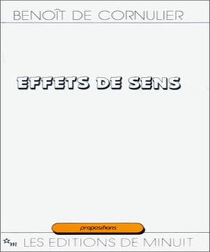 Effets de sens,Used