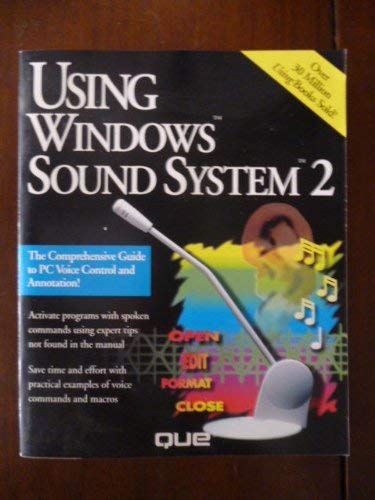 Using Windows Sound System 2,New