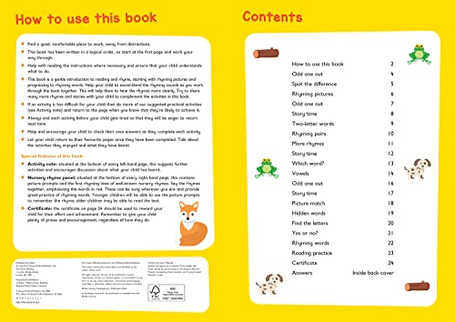 Reading and Rhyme: Ages 35 (Collins Easy Learning Preschool),Used