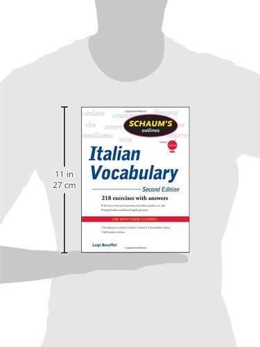 Schaum's Outline of Italian Vocabulary, Second Edition (Schaum's Outlines),Used