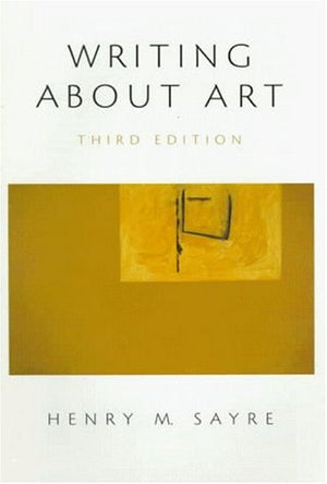 Writing About Art (3Rd Edition)-used