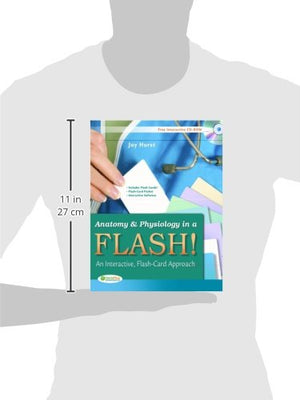 Anatomy & Physiology In A Flash! Book & Flash Cards: An Interactive, Flashcard Approach,New