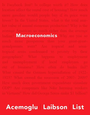 Macroeconomics (Pearson Series In Economics)-new