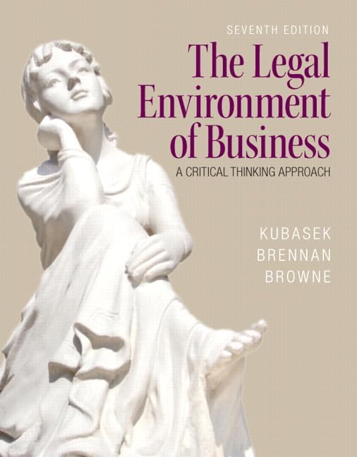 The Legal Environment of Business (7th Edition),Used
