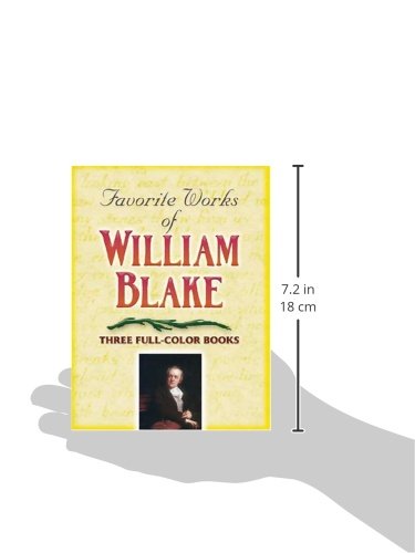 Favorite Works Of William Blake: Three Fullcolor Books,Used