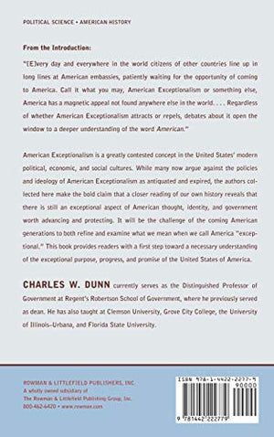 American Exceptionalism: The Origins, History, and Future of the Nation's Greatest Strength,Used
