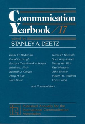 Communication Yearbook: Volume 17,Used