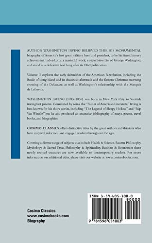 The Life of George Washington  Volume II (Cosimo Classics Biography),Used