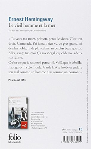 LE vieil homme et la mer (Folio) (French Edition),Used