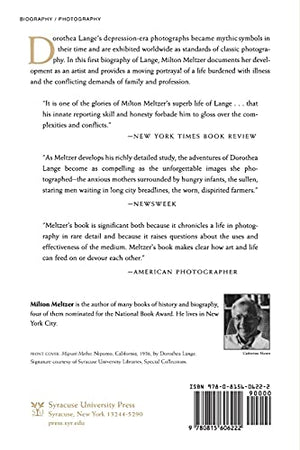 Dorothea Lange: A Photographer'S Life