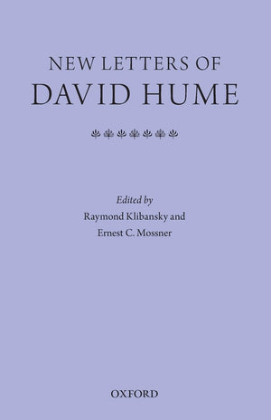 New Letters of David Hume,New